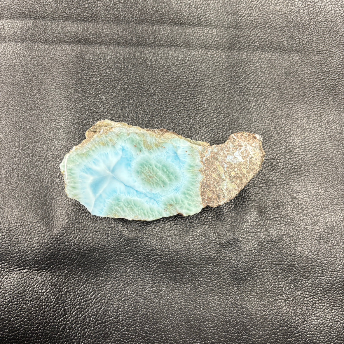 ラリマープレート原石（約73g）約3.5×8.5cm