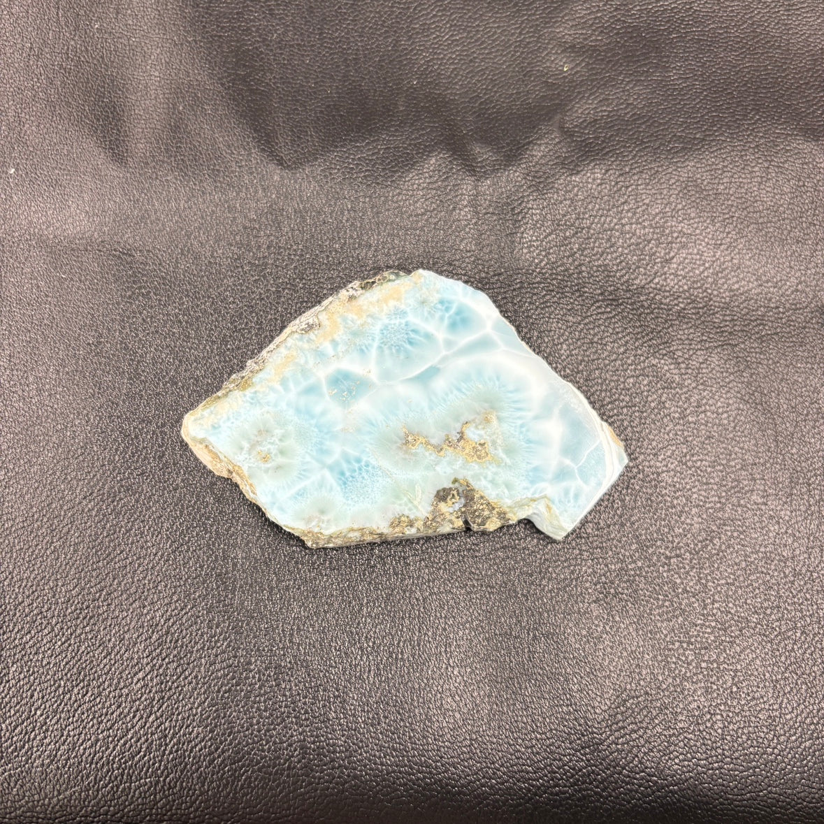 ラリマープレート原石（約67g）約5.5×8.5cm