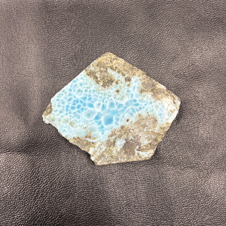 ラリマープレート原石（約94g）約6.5×8.5cm