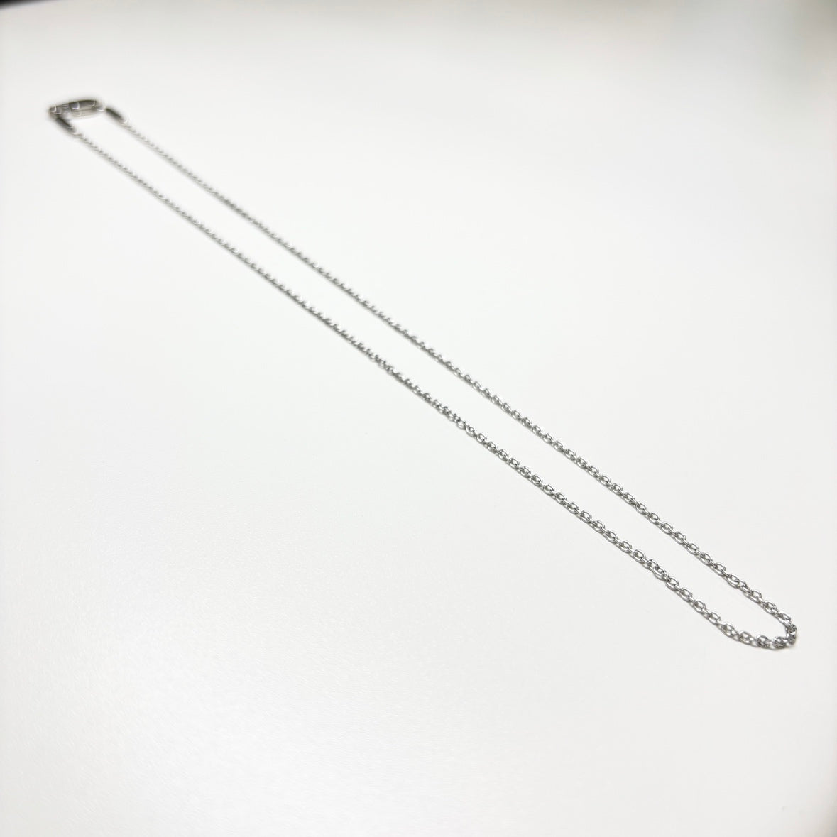 【単品売り】L.U.K.A118磁気サージカルペンダントチョーカー：アズキチェーン約1.5×1mm(約45㎝)【※注意事項あり】