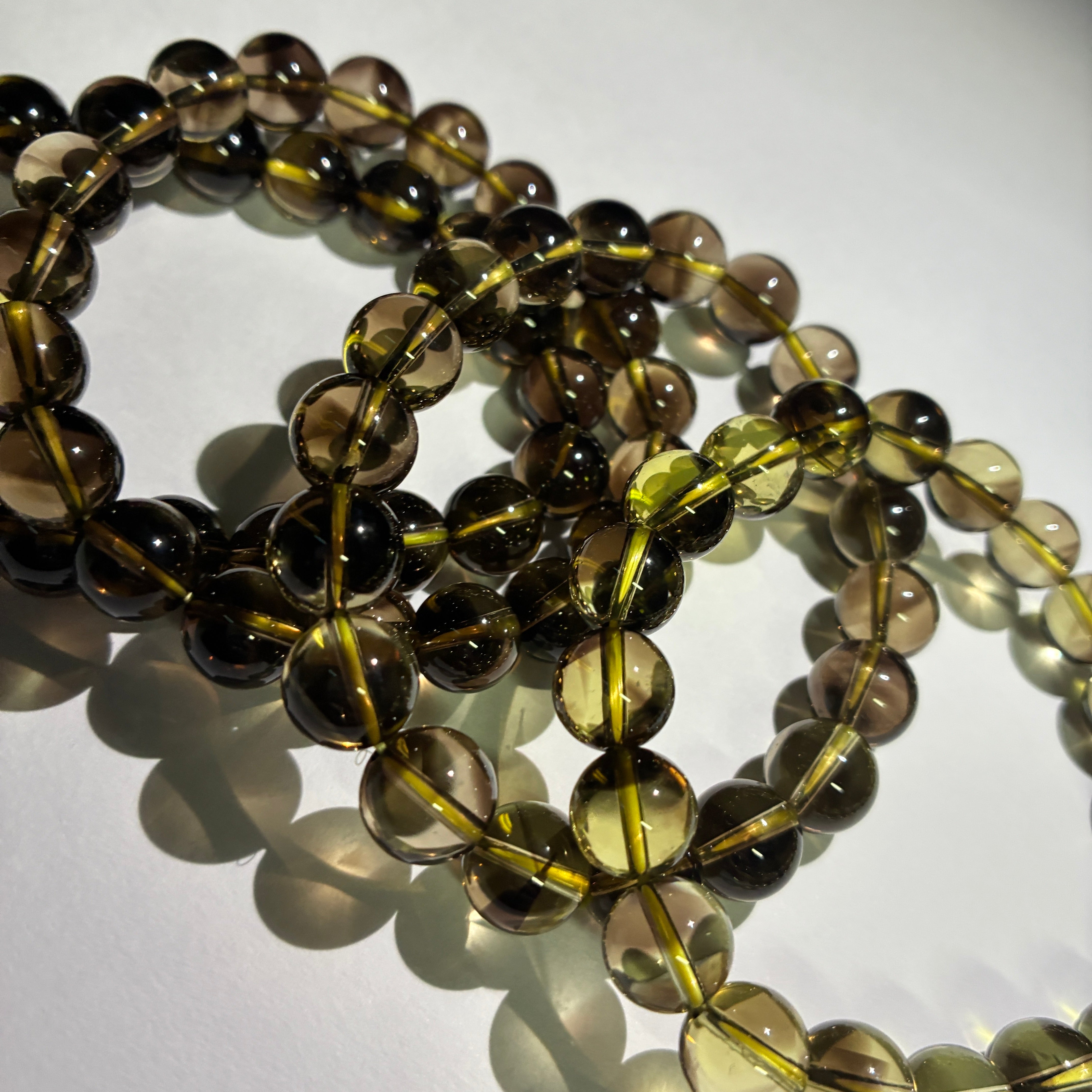 ブラックファントムイエロークォーツ - ブレスレット10mm - ヒカル