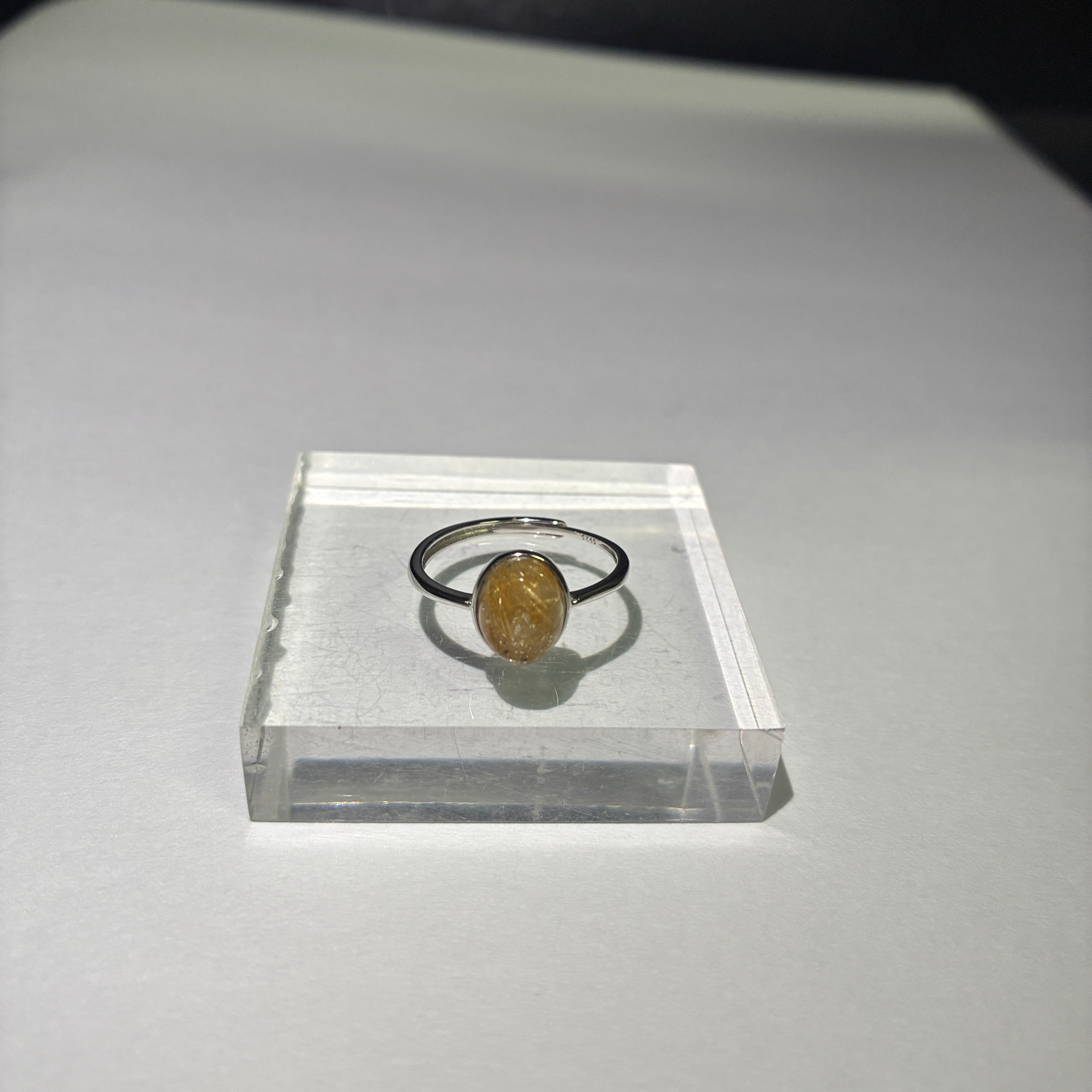 ヒカルチル】ルチルリング※フリーサイズ(シルバー） – STONEMARKET