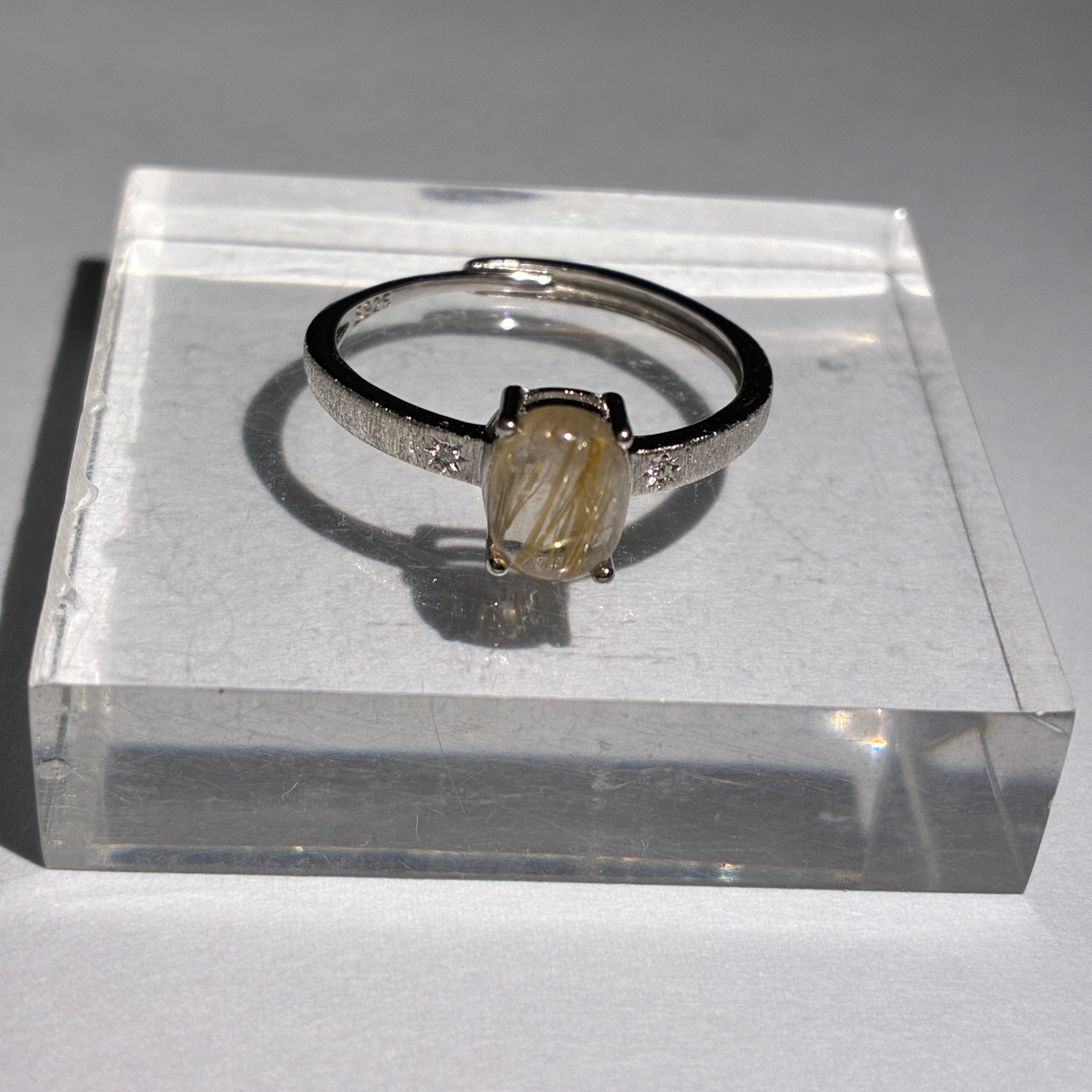 ヒカルチル】ルチルリングB ※フリーサイズ – STONEMARKET ONLINESHOP