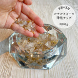 【単品売り】【お買い得】浄化チップ（ルチルクォーツ）約100g