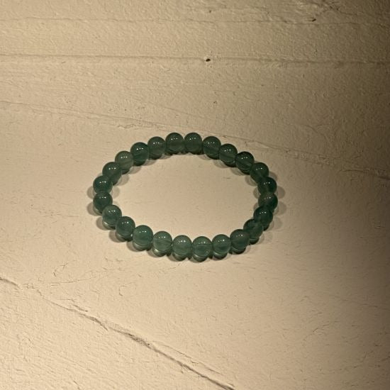 【ヒカル社長】【店舗購入商品】【天然石ブレス】グリーンフローライト 8mm