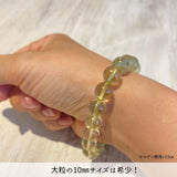 【希少インパクトガラス】リビアングラス ブレスレット 10mm [LGB-9295]