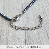 【今話題！】テラヘルツネックレス  ロンデル2x3mmタイプ