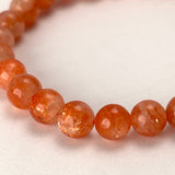 【お買い得】サンストーン ブレスレット 7mm（内径約16cm）
