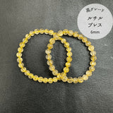 【高品質】【開運】ルチルクォーツ 6mm ブレスレット