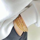 【ヒカル社長】ルチル 2Way(ネックレス&3連ブレス)  6mm 内径（長さ）54cm