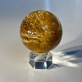 【会長ショーケースコレクション】ゴールドルチル スフィア 65mm