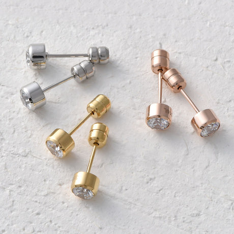 【Twinkle Dream Star premium】【両耳用】ワンストーン サージカルステンレス ピアス