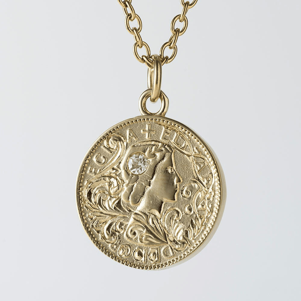 【Twinkle Dream Star premium】コインデザイン サージカルステンレス ネックレス