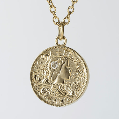 【Twinkle Dream Star premium】コインデザイン サージカルステンレス ネックレス