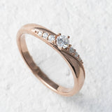 【Twinkle Dream Star premium】ラインデザイン エレガンスシルバー925リング