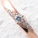 【Twinkle Dream Star premium】ラインデザイン エレガンスシルバー925リング