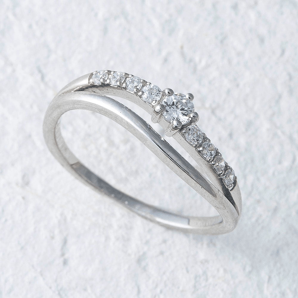 【Twinkle Dream Star premium】シンプルエレガンス シルバー925リング