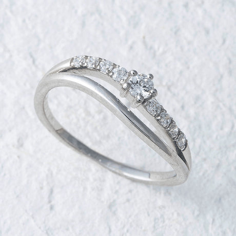 【Twinkle Dream Star premium】シンプルエレガンス シルバー925リング