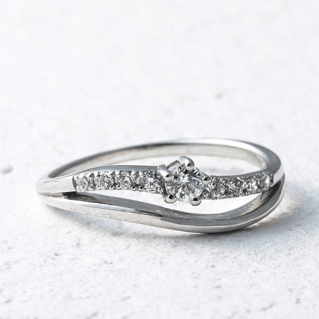 【Twinkle Dream Star premium】シンプルエレガンス シルバー925リング