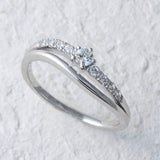 【Twinkle Dream Star premium】シンプルエレガンス シルバー925リング