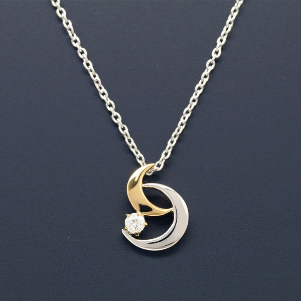 【Twinkle Dream Star premium】ダブルムーンネックレス