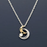 【Twinkle Dream Star premium】ダブルムーンネックレス