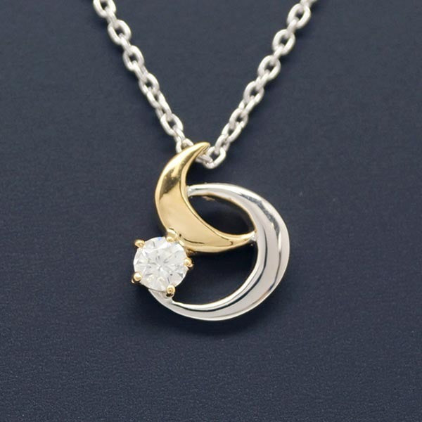 【Twinkle Dream Star premium】ダブルムーンネックレス