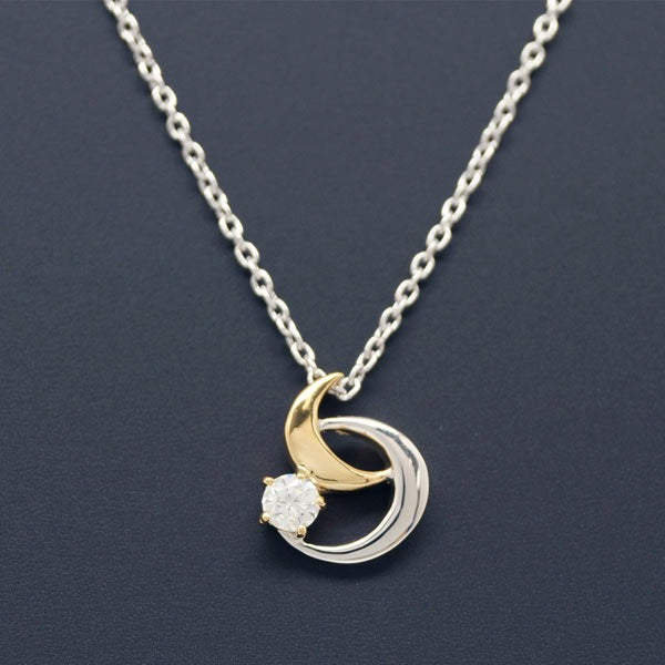 【Twinkle Dream Star premium】ダブルムーンネックレス