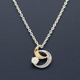 【Twinkle Dream Star premium】ダブルムーンネックレス