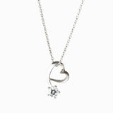 【Twinkle Dream Star premium】コメットオープンハートシルバーネックレス