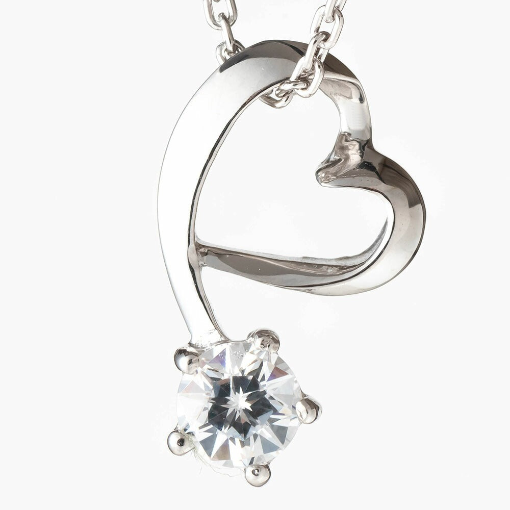 【Twinkle Dream Star premium】コメットオープンハートシルバーネックレス