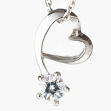 【Twinkle Dream Star premium】コメットオープンハートシルバーネックレス