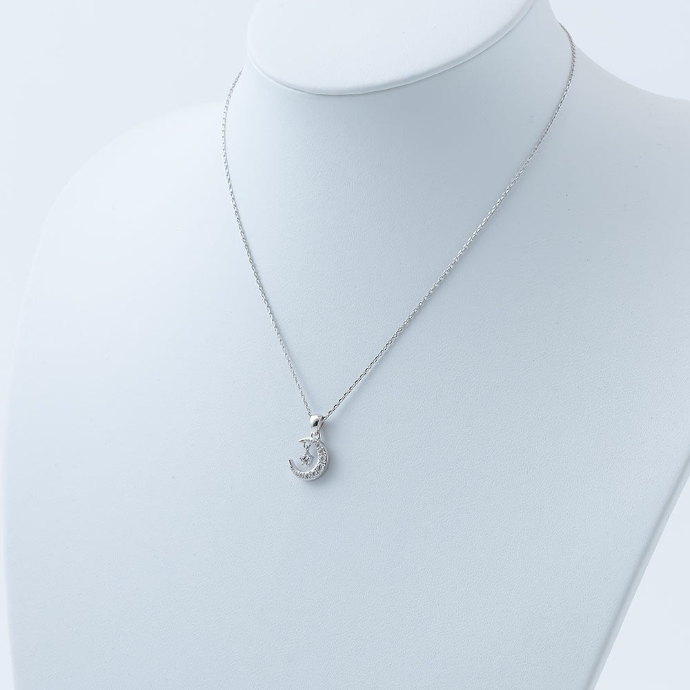 【Twinkle Dream Star premium】ムーンデザインエレガンスネックレス トップ単品