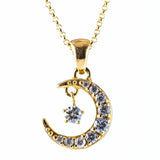 【Twinkle Dream Star premium】ムーンデザインエレガンスネックレス トップ単品