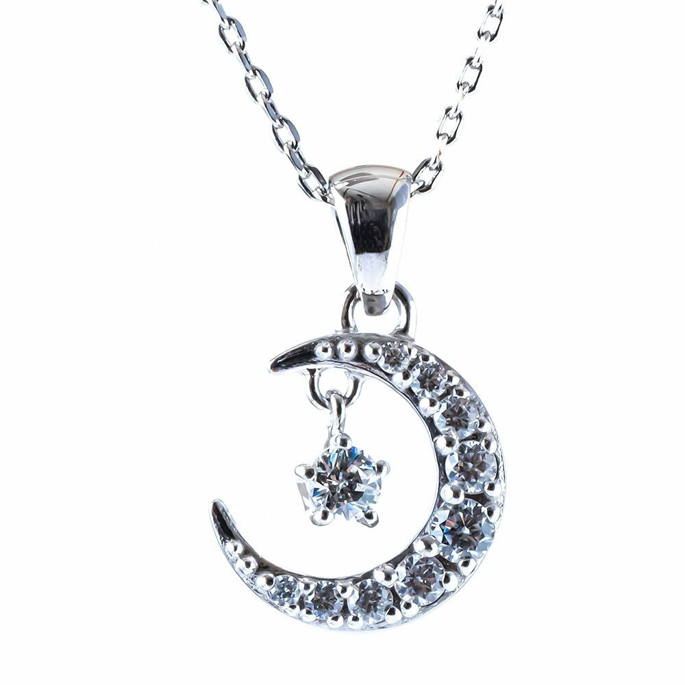 【Twinkle Dream Star premium】ムーンデザインエレガンスネックレス トップ単品