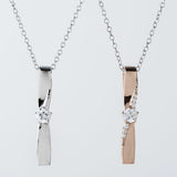 【Twinkle Dream Star premium】シルバー925ねじれプレートネックレス