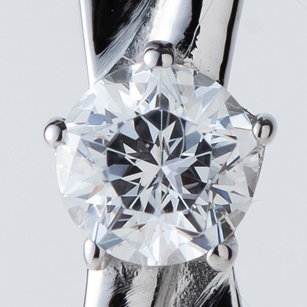 【Twinkle Dream Star premium】シルバー925ねじれプレートネックレス