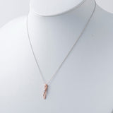 【Twinkle Dream Star premium】シルバー925ねじれプレートネックレス