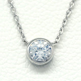 【Twinkle Dream Star premium】両づりベゼルセッティングシルバーネックレス