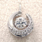 【Twinkle Dream Star premium 】ムーンシルバーネックレス トップ単品