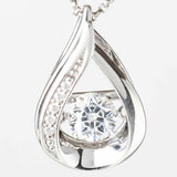 【Twinkle Dream Star premium】しずく型シルバーネックレス トップ単品