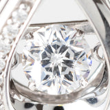 【Twinkle Dream Star premium】しずく型シルバーネックレス トップ単品