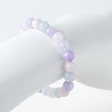スリーストーンブレスレット　約8mm