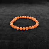 サンストーン ブレスレット 内径約16cm ルース約7mm