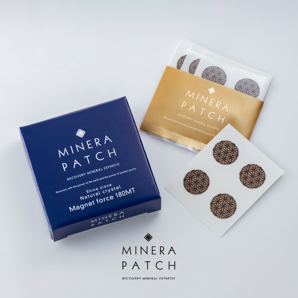 【MINERA PATCH LUKAマグネクリスタル 管理医療機器】ミネラパッチ（ドーナツクリスタルフラワー）