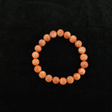 サンストーン ブレスレット 内径約16cm ルース約9mm