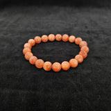 サンストーン ブレスレット 内径約16cm ルース約9mm