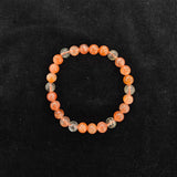 アルーシャサンストーン ブレスレット 内径約15.5cm ルース約7mm