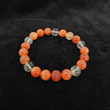 アルーシャサンストーン ブレスレット 内径約16cm ルース約9mm