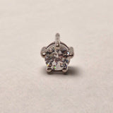 ジルコン(ホワイト) ピアス